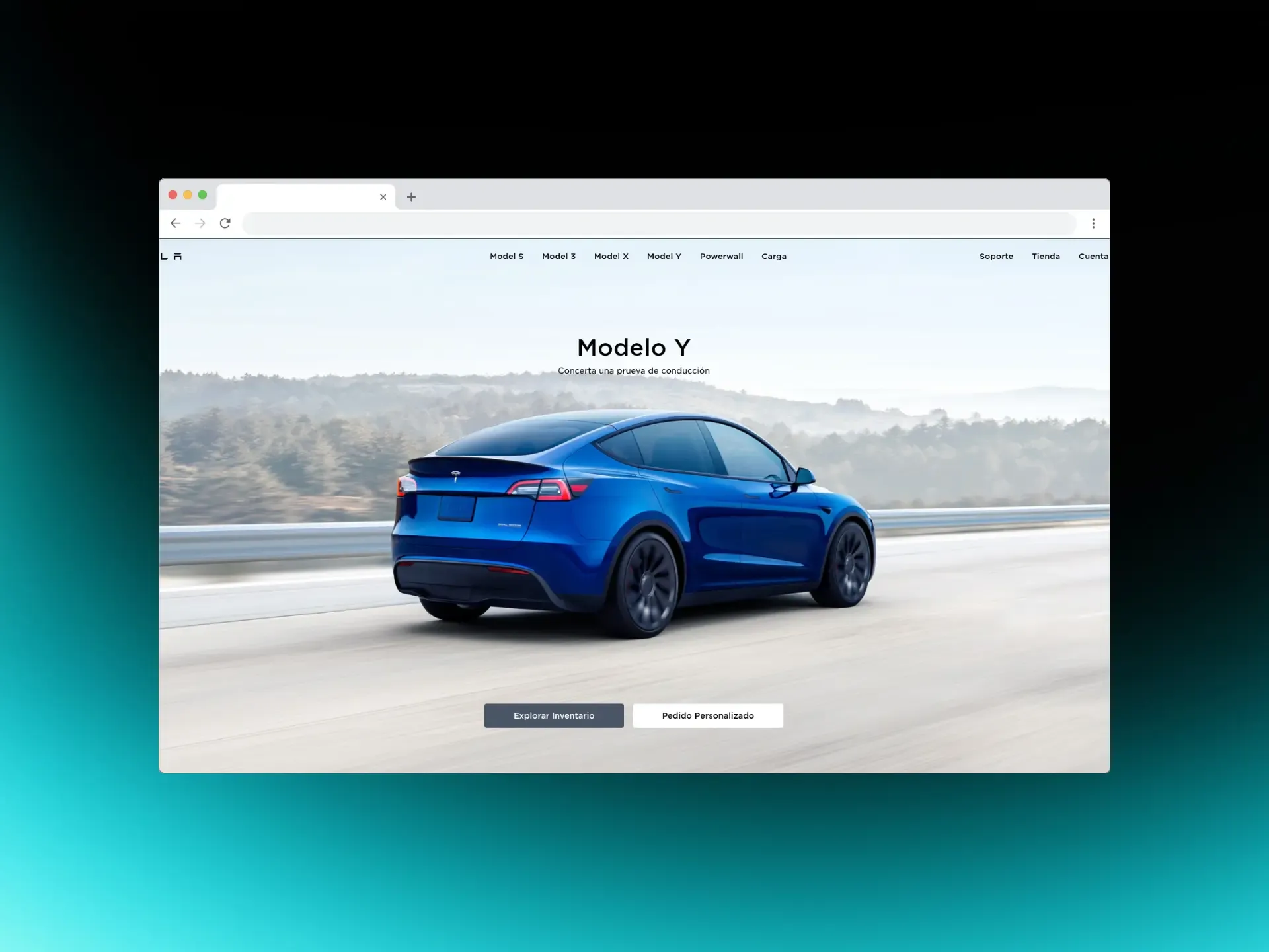 Tesla Landing Page